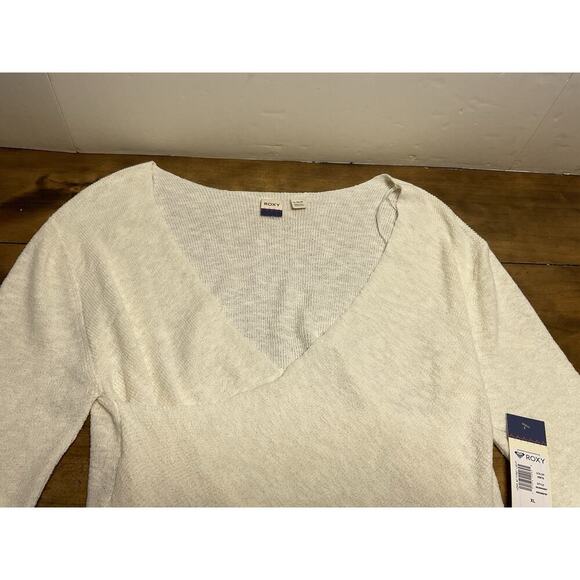 Roxy Wrap Knit Long Sleeve Top Womens Size XL NWT - Picture 4 of 14